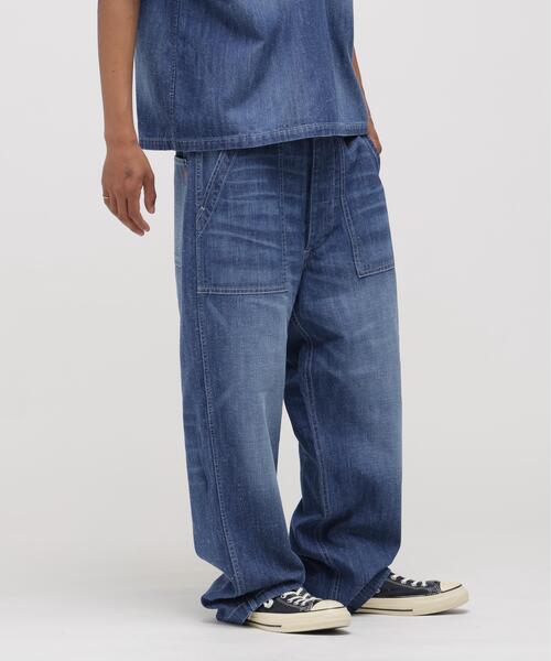 AVIREX（アヴィレックス）の「《AVIREX × UNIVERSAL OVERALL》NAVY POSYAL DENIM PANTS / デニムパンツ / アヴィレックス / ユニバーサルオーバーオール（デニムパンツ・メンズ・その他4/その他6・XL/L/M）」の11枚目の写真