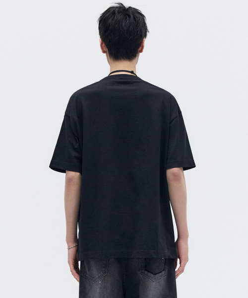 MAISON MINED(メゾンミネド)の「CELTIC CROSS HALF T BLACK(Tシャツ/カットソー・メンズ・その他・SMALL/MEDIUM/LARGE)」の6枚目の写真