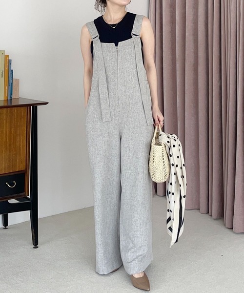 mysty woman（ミスティウーマン）の「変形編みニットノースリ 678698（ベスト・レディース・ブラック/レッド/オフホワイト・FREE）」の17枚目の写真