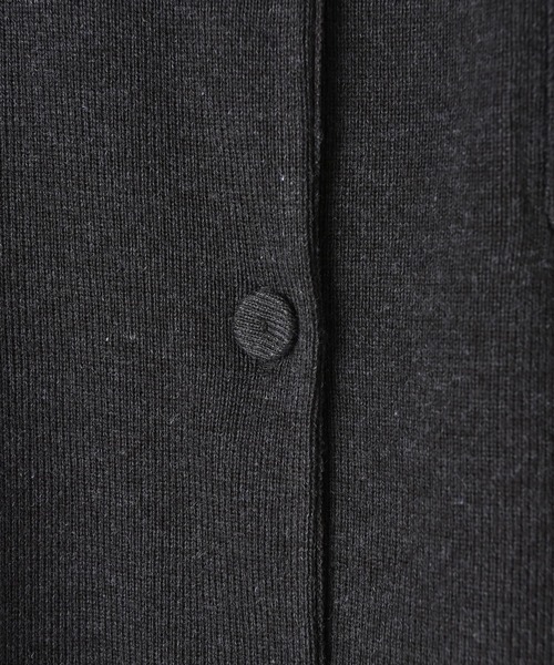 STYLE DELI（スタイルデリ）の「【BLK001】リサイクルポリシャツライトニット（シャツ/ブラウス・レディース・ライトグレー/チャコールグレー・FREE）」の18枚目の写真