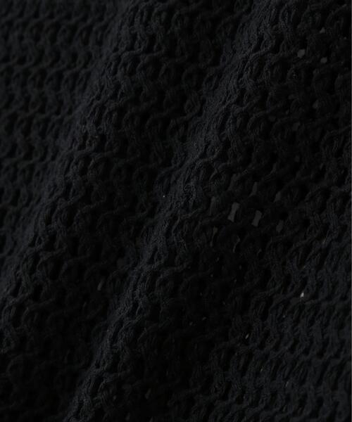 DANKE SCHON(ダンケシェーン)の「DankeSchon/ダンケシェーン/MESH S/S TEE(Tシャツ/カットソー・レディース・グレー/ブラック/ホワイト・F)」の8枚目の写真