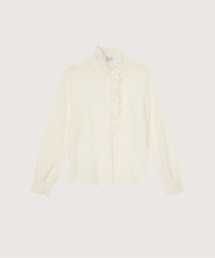 Texture Lace Motif Blouse