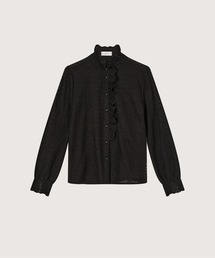 Texture Lace Motif Blouse
