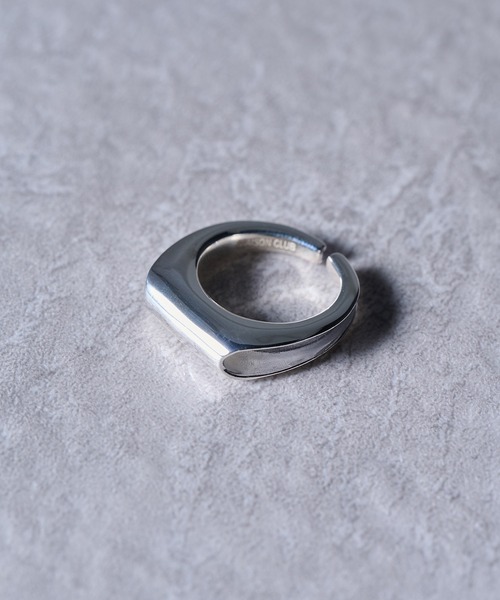 MAISON CLUB(メゾンクラブ)の「【MAISON CLUB】Solid Edge Square Ring Silver925 KUN(リング・メンズ・シルバー・FREE)」の8枚目の写真