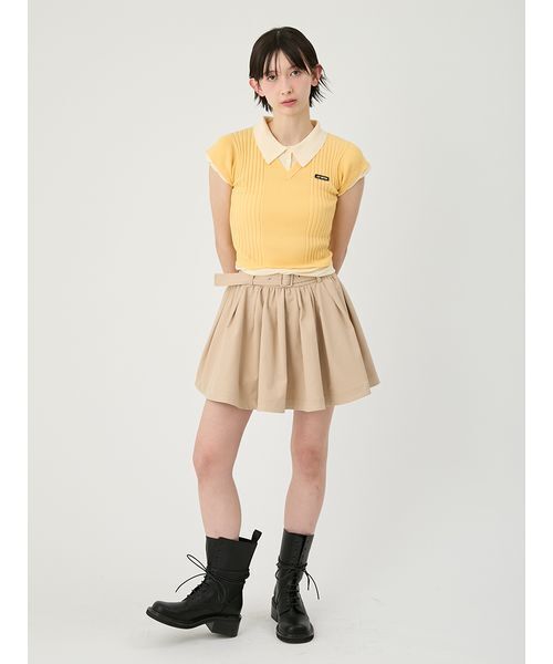 LILY BROWN(リリーブラウン)の「レイヤードニットトップス(ニット/セーター・レディース・その他/オレンジ/ネイビー・F)」の13枚目の写真