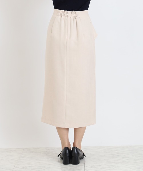 ASTORIA ODIER（アストリアオディール）の「ウエストリボンタイトスカート（スカート・レディース・ベージュ/ネイビー・SMALL/MEDIUM/LARGE）」の16枚目の写真