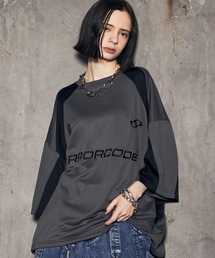 ERAR（エラー）の「【ERAR】オーバーサイズ配色クルーネックゲームデザインTシャツ（Tシャツ/カットソー）」