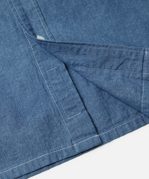 FRIZMWORKS(フリズムワークス)の「CHAMBRAY BIG POCKET HALF SHIRT _ BLUE(シャツ/ブラウス・メンズ・その他・LARGE/MEDIUM/X-LARGE/SMALL)」の7枚目の写真