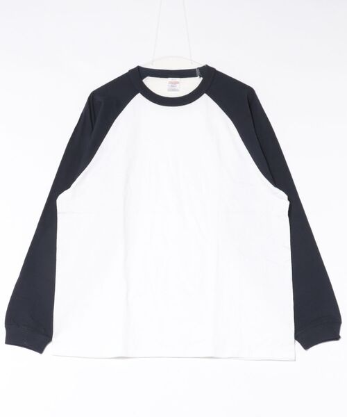 TONE SELECT WEAR（トーンセレクトウェア）の「United Athle(ユナイテッドアスレ) 5.6オンス ラグラン ロングスリーブ Tシャツ（1.6インチリブ） 長袖Tシャツ メンズ (5048-01) (504801)【504801】（Tシャツ/カットソー・メンズ・グリーン系その他2/ブラック/ネイビー/バーガンディー・X-LARGE/LARGE）」の3枚目の写真