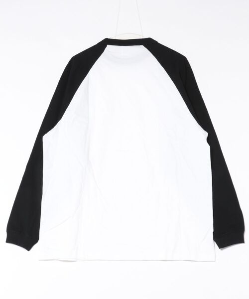 TONE SELECT WEAR（トーンセレクトウェア）の「United Athle(ユナイテッドアスレ) 5.6オンス ラグラン ロングスリーブ Tシャツ（1.6インチリブ） 長袖Tシャツ メンズ (5048-01) (504801)【504801】（Tシャツ/カットソー・メンズ・グリーン系その他2/ブラック/ネイビー/バーガンディー・X-LARGE/LARGE）」の5枚目の写真