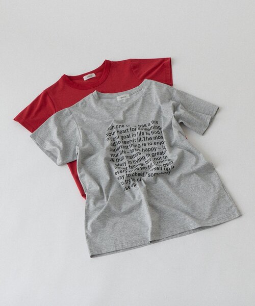 goocy(グーシー)の「【接触冷感】テキストプリントT(Tシャツ/カットソー・レディース・ブラック/グレー/ホワイト・FREE)」の3枚目の写真