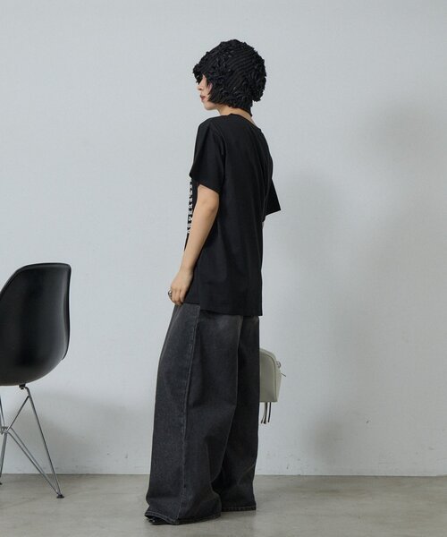 goocy(グーシー)の「【接触冷感】テキストプリントT(Tシャツ/カットソー・レディース・ブラック/グレー/ホワイト・FREE)」の15枚目の写真
