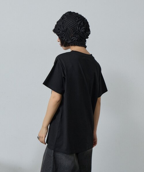 goocy(グーシー)の「【接触冷感】テキストプリントT(Tシャツ/カットソー・レディース・ブラック/グレー/ホワイト・FREE)」の17枚目の写真