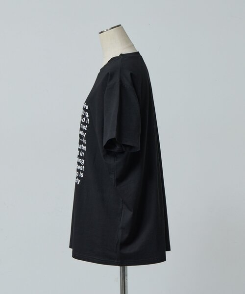 goocy(グーシー)の「【接触冷感】テキストプリントT(Tシャツ/カットソー・レディース・ブラック/グレー/ホワイト・FREE)」の22枚目の写真