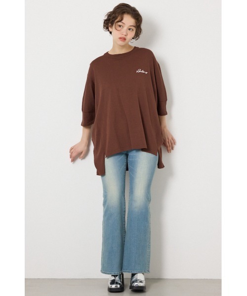 RODEO CROWNS WIDE BOWL(ロデオクラウンズワイドボウル)の「ドッキングドルマンビッグニットトップス(その他トップス・レディース・ライトピンク/オフホワイト/チャコールグレー/ブラウン・FREE)」の15枚目の写真