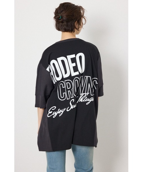 RODEO CROWNS WIDE BOWL(ロデオクラウンズワイドボウル)の「ドッキングドルマンビッグニットトップス(その他トップス・レディース・ライトピンク/オフホワイト/チャコールグレー/ブラウン・FREE)」の21枚目の写真
