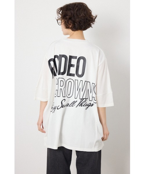 RODEO CROWNS WIDE BOWL(ロデオクラウンズワイドボウル)の「ドッキングドルマンビッグニットトップス(その他トップス・レディース・ライトピンク/オフホワイト/チャコールグレー/ブラウン・FREE)」の6枚目の写真