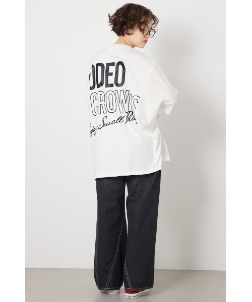 RODEO CROWNS WIDE BOWL(ロデオクラウンズワイドボウル)の「ドッキングドルマンビッグニットトップス(その他トップス・レディース・ライトピンク/オフホワイト/チャコールグレー/ブラウン・FREE)」の10枚目の写真