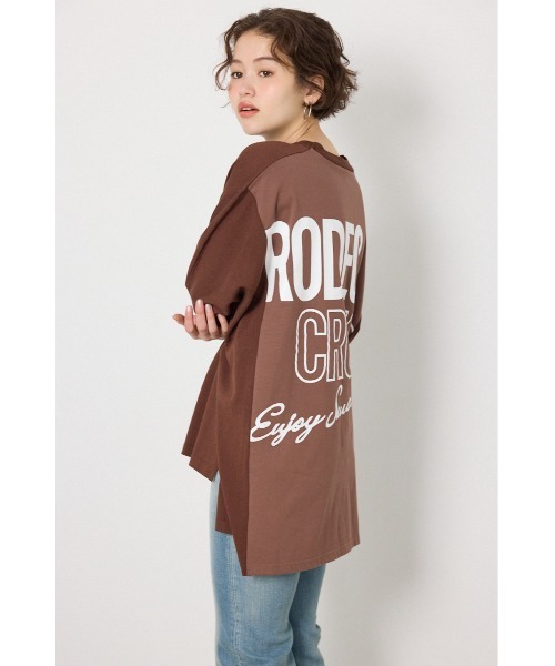 RODEO CROWNS WIDE BOWL(ロデオクラウンズワイドボウル)の「ドッキングドルマンビッグニットトップス(その他トップス・レディース・ライトピンク/オフホワイト/チャコールグレー/ブラウン・FREE)」の12枚目の写真