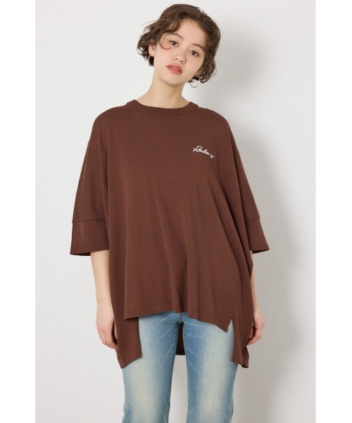 RODEO CROWNS WIDE BOWL(ロデオクラウンズワイドボウル)の「ドッキングドルマンビッグニットトップス(その他トップス・レディース・ライトピンク/オフホワイト/チャコールグレー/ブラウン・FREE)」の13枚目の写真