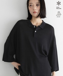 LOWRYS FARM | 【LFM(U)】シアーニットポロSS/接触冷感・UVカット・アンチピリング 771107(Tシャツ/カットソー)