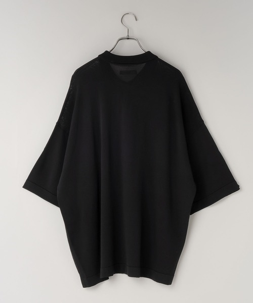 LOWRYS FARM(ローリーズファーム)の「【LFM(U)】シアーニットポロSS/接触冷感・UVカット・アンチピリング 771107(Tシャツ/カットソー・メンズ・グリーン/ブラウン/ライトブルー/ブラック・MEDIUM/LARGE)」の5枚目の写真
