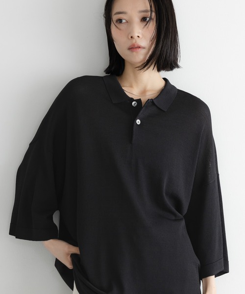 LOWRYS FARM(ローリーズファーム)の「【LFM(U)】シアーニットポロSS/接触冷感・UVカット・アンチピリング 771107(Tシャツ/カットソー・メンズ・グリーン/ブラウン/ライトブルー/ブラック・MEDIUM/LARGE)」の17枚目の写真