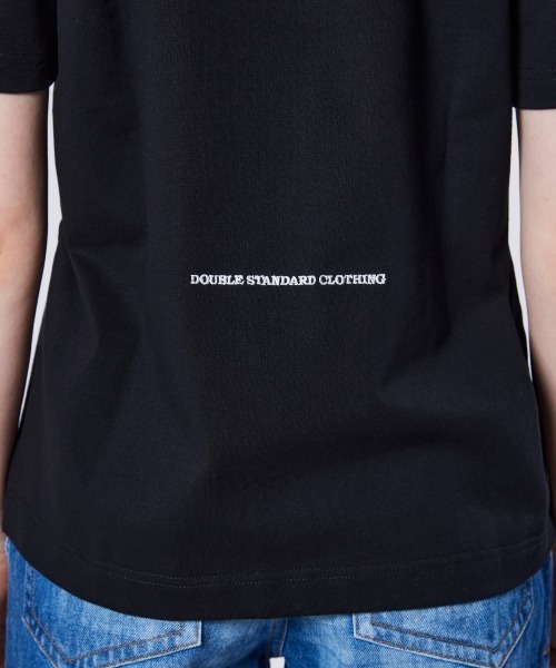 DOUBLE STANDARD CLOTHING(ダブルスタンダードクロージング)の「ハートワッペン 天竺Tシャツ(Tシャツ/カットソー・レディース・ブラック/オフホワイト・FREE)」の10枚目の写真