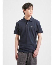 Barbour ロゴ スポーツ ポロシャツ
