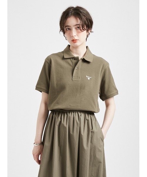 Barbour(バブアー)の「Barbour ロゴ スポーツ ポロシャツ(ポロシャツ・メンズ・オリーブ/ライトブルー/ブラック/グレー/パープル/ネイビー/ベージュ/ホワイト/ピンク/グリーン・SMALL/MEDIUM/LARGE/X-LARGE)」の5枚目の写真