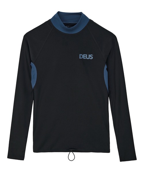 DEUS EX MACHINA（デウスエクスマキナ）の「SNAKE RASH TOP（ラッシュガード・メンズ・ブラック・M/S/XL/L）」の7枚目の写真