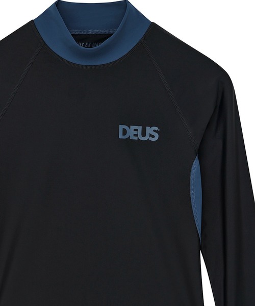 DEUS EX MACHINA（デウスエクスマキナ）の「SNAKE RASH TOP（ラッシュガード・メンズ・ブラック・M/S/XL/L）」の8枚目の写真