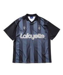 LFYT（エルエフワイティー）の「LFYT ラファイエット - STRIPE SOCCER JERSEY 半袖Tシャツ LS260204（Tシャツ/カットソー）」
