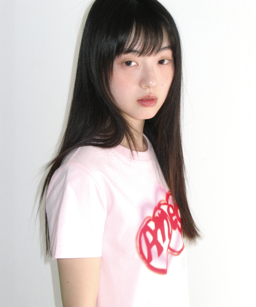 AMESWORLDWIDE(アメスワールドワイド)の「HEART SPRAY TEE PINK(Tシャツ/カットソー・レディース・その他・SMALL/MEDIUM/LARGE)」の11枚目の写真