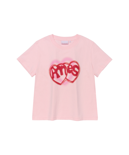 AMESWORLDWIDE(アメスワールドワイド)の「HEART SPRAY TEE PINK(Tシャツ/カットソー・レディース・その他・SMALL/MEDIUM/LARGE)」の15枚目の写真