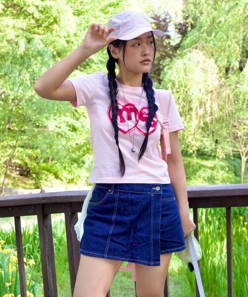 AMESWORLDWIDE(アメスワールドワイド)の「HEART SPRAY TEE PINK(Tシャツ/カットソー・レディース・その他・SMALL/MEDIUM/LARGE)」の17枚目の写真