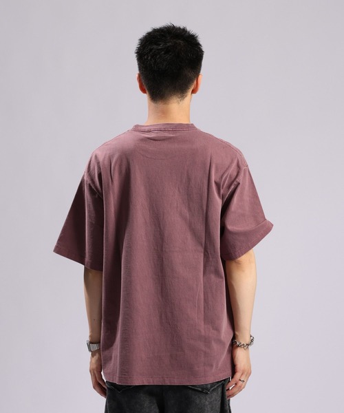 RAGEBLUE(レイジブルー)の「Twill Logo Patch T-Shirt/ツイルロゴパッチ/ピグメント加工Tシャツ(Tシャツ/カットソー・メンズ・ブラック/レッド/ブラウン・LARGE/MEDIUM)」の13枚目の写真