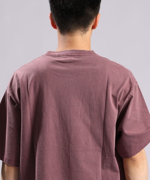 RAGEBLUE(レイジブルー)の「Twill Logo Patch T-Shirt/ツイルロゴパッチ/ピグメント加工Tシャツ(Tシャツ/カットソー・メンズ・ブラック/レッド/ブラウン・LARGE/MEDIUM)」の14枚目の写真
