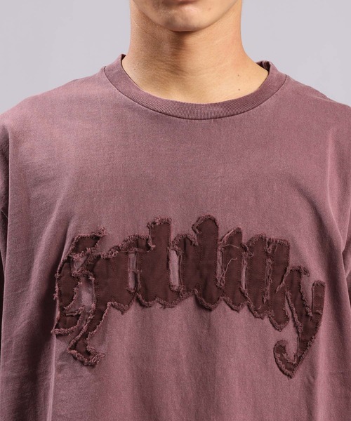 RAGEBLUE(レイジブルー)の「Twill Logo Patch T-Shirt/ツイルロゴパッチ/ピグメント加工Tシャツ(Tシャツ/カットソー・メンズ・ブラック/レッド/ブラウン・LARGE/MEDIUM)」の15枚目の写真