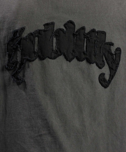 RAGEBLUE(レイジブルー)の「Twill Logo Patch T-Shirt/ツイルロゴパッチ/ピグメント加工Tシャツ(Tシャツ/カットソー・メンズ・ブラック/レッド/ブラウン・LARGE/MEDIUM)」の18枚目の写真