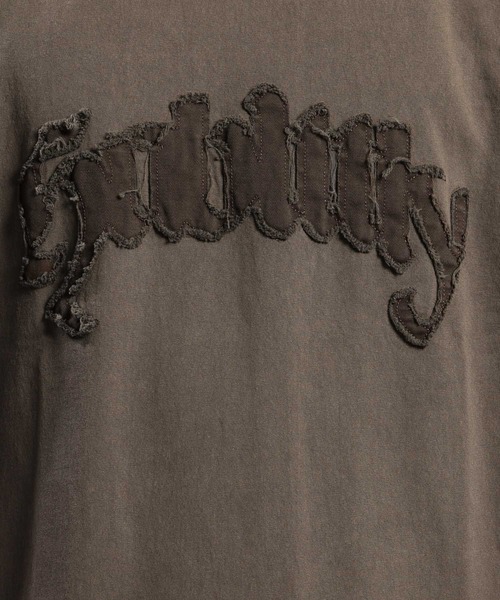 RAGEBLUE(レイジブルー)の「Twill Logo Patch T-Shirt/ツイルロゴパッチ/ピグメント加工Tシャツ(Tシャツ/カットソー・メンズ・ブラック/レッド/ブラウン・LARGE/MEDIUM)」の20枚目の写真
