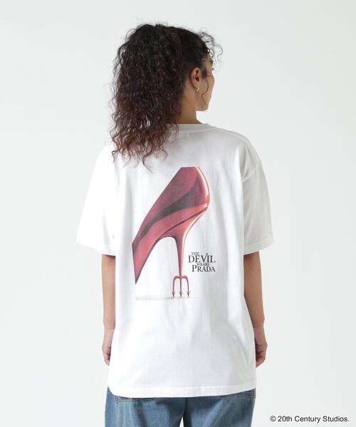 GOOD ROCK SPEED(グッドロックスピード)の「GOOD ROCK SPEED (グッドロックスピード) The DEVIL WEARS PRADA/バックプリントロゴT/UNISEX(Tシャツ/カットソー・レディース・ホワイト・L/M/XL)」の7枚目の写真
