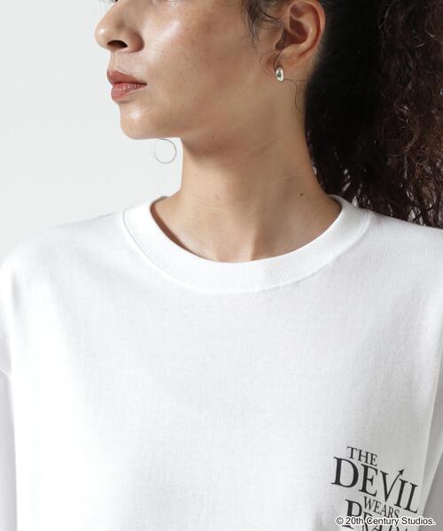 GOOD ROCK SPEED(グッドロックスピード)の「GOOD ROCK SPEED (グッドロックスピード) The DEVIL WEARS PRADA/バックプリントロゴT/UNISEX(Tシャツ/カットソー・レディース・ホワイト・L/M/XL)」の8枚目の写真