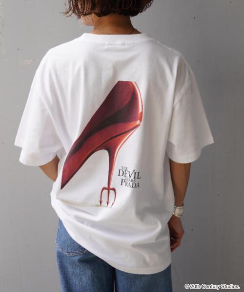 GOOD ROCK SPEED(グッドロックスピード)の「GOOD ROCK SPEED (グッドロックスピード) The DEVIL WEARS PRADA/バックプリントロゴT/UNISEX(Tシャツ/カットソー・レディース・ホワイト・L/M/XL)」の11枚目の写真