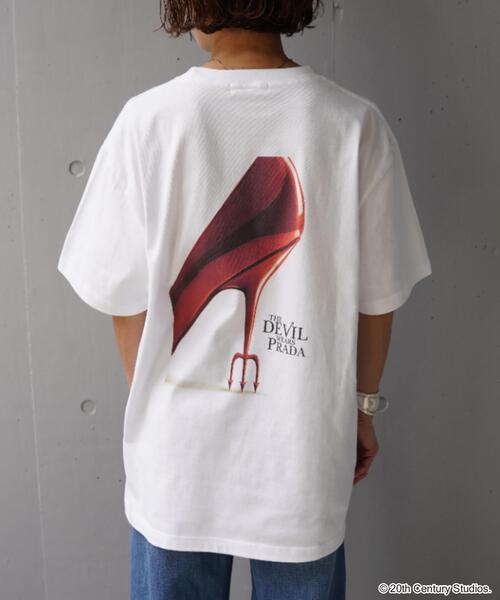 GOOD ROCK SPEED(グッドロックスピード)の「GOOD ROCK SPEED (グッドロックスピード) The DEVIL WEARS PRADA/バックプリントロゴT/UNISEX(Tシャツ/カットソー・レディース・ホワイト・L/M/XL)」の12枚目の写真