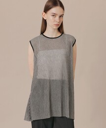 MACKINTOSH LONDON | プリーツストライプニット(タンクトップ)