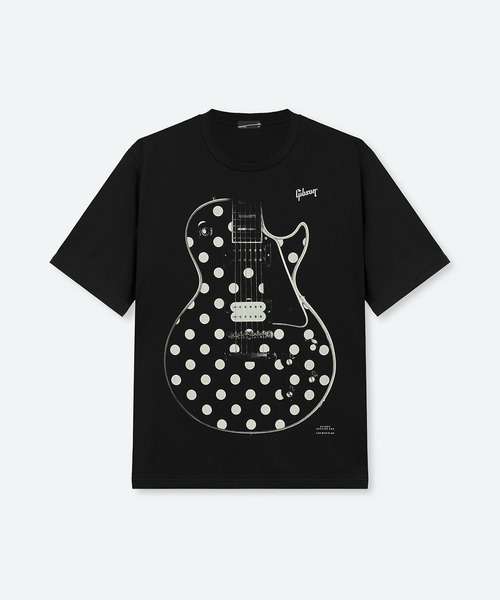 LAD MUSICIAN(ラッドミュージシャン)の「Gibson × LAD MUSICIAN PRINT T-SHIRT(Tシャツ/カットソー・メンズ・ブラック・42/44)」の1枚目の写真