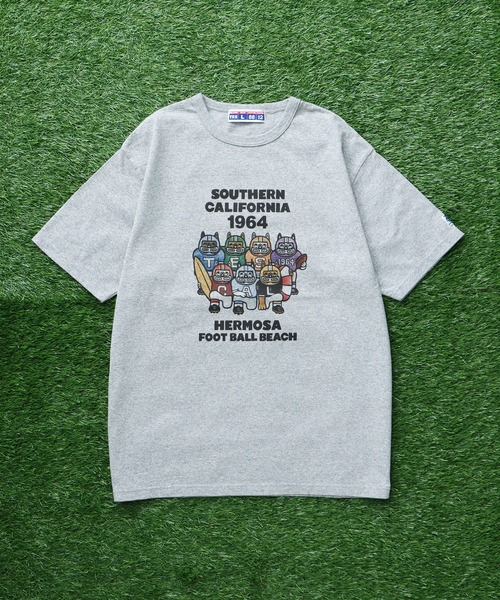 The Endless Summer(エンドレスサマー)の「TES 8812 HERMOSA FOOTBALL TEE / Tシャツ(Tシャツ/カットソー・メンズ・ホワイト/グレー・SMALL/MEDIUM/LARGE/X-LARGE)」の8枚目の写真