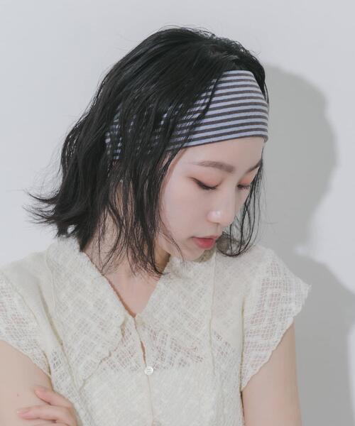 SMELLY（スメリー）の「カラーボーダーヘアバンド（ヘアバンド・レディース・ブルー系その他/パープル系その他・-）」の7枚目の写真
