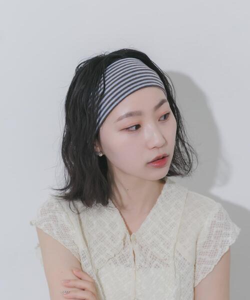 SMELLY（スメリー）の「カラーボーダーヘアバンド（ヘアバンド・レディース・ブルー系その他/パープル系その他・-）」の8枚目の写真